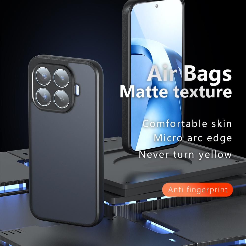 Xiaomi 17T Pro 5G Armor Precise Hole PC Hybrid TPU Phone Case with Full Protection Shockproof Cover