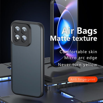 Xiaomi 17 Max 5G Armor Precise Hole PC Hybrid TPU Phone Case with Full Protection Shockproof Cover