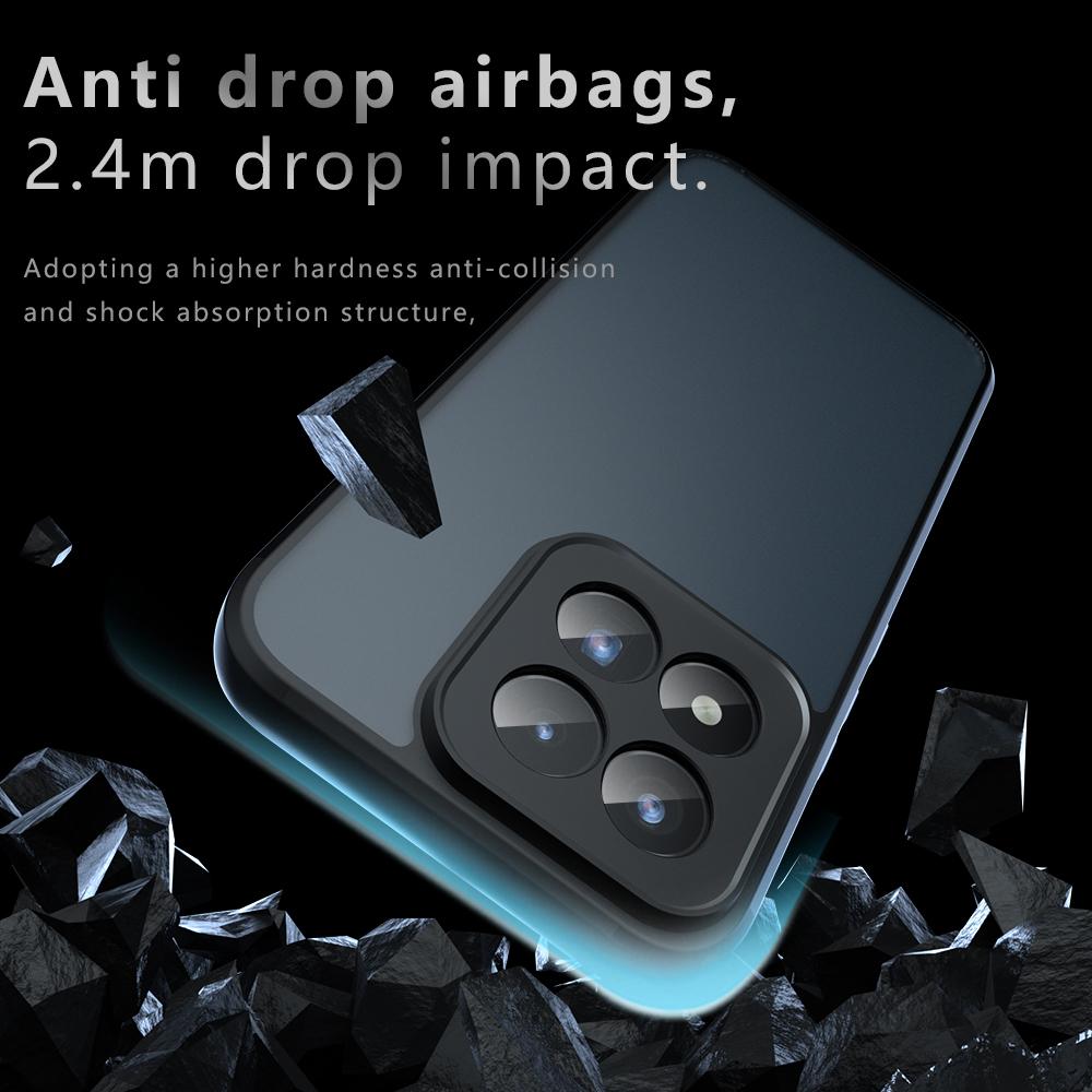 Xiaomi 17 Max 5G Armor Precise Hole PC Hybrid TPU Phone Case with Full Protection Shockproof Cover