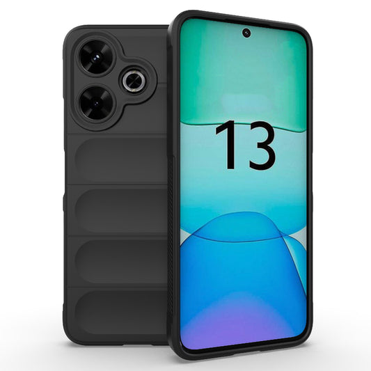 Redmi 13 4G Global Shock Absorbent Magic Shield TPU + Flannel Phone Case, Featuring Ridged Drop Protection, Bright Colours & Easy Access