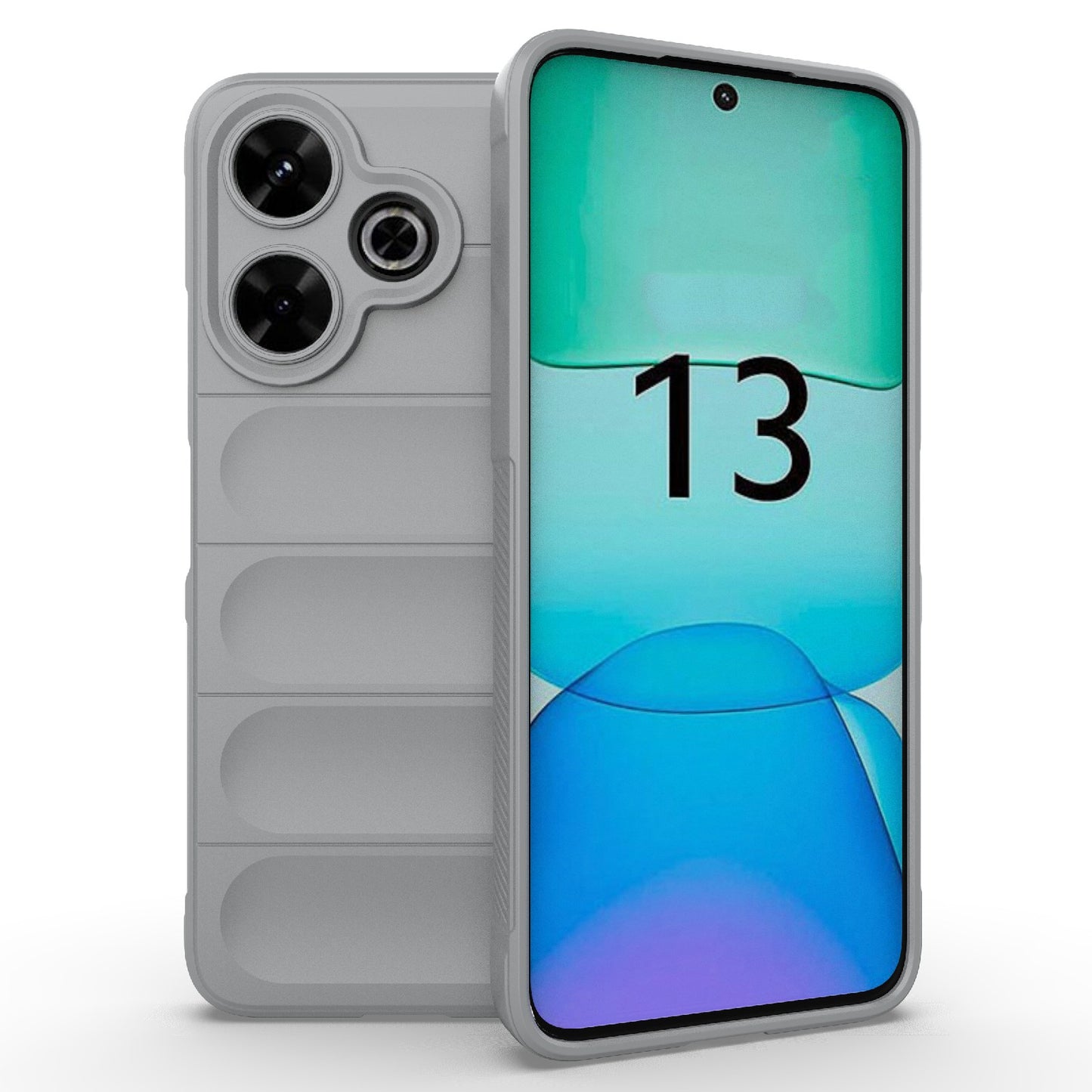 Redmi 13 4G Global Shock Absorbent Magic Shield TPU + Flannel Phone Case, Featuring Ridged Drop Protection, Bright Colours & Easy Access