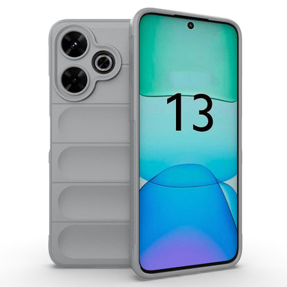 Redmi 13 4G Global Shock Absorbent Magic Shield TPU + Flannel Phone Case, Featuring Ridged Drop Protection, Bright Colours & Easy Access