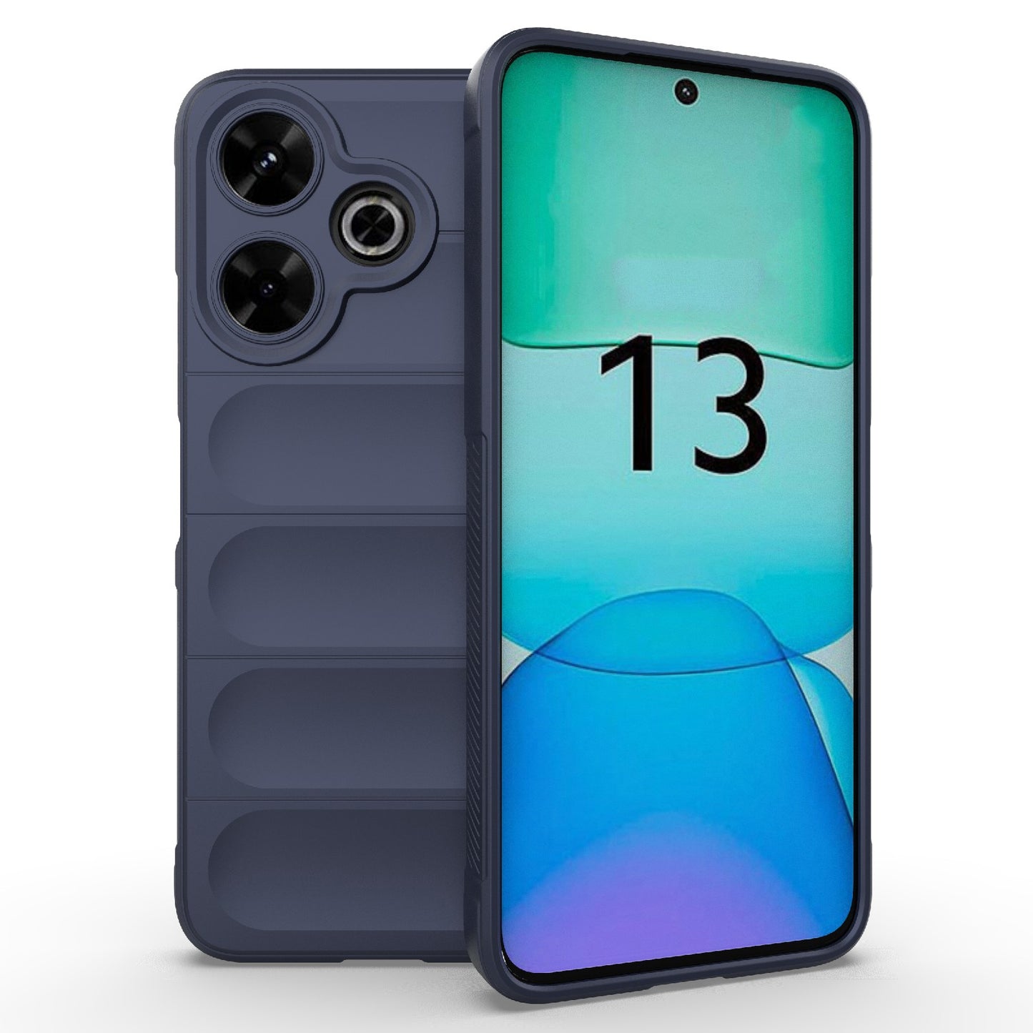 Redmi 13 4G Global Shock Absorbent Magic Shield TPU + Flannel Phone Case, Featuring Ridged Drop Protection, Bright Colours & Easy Access