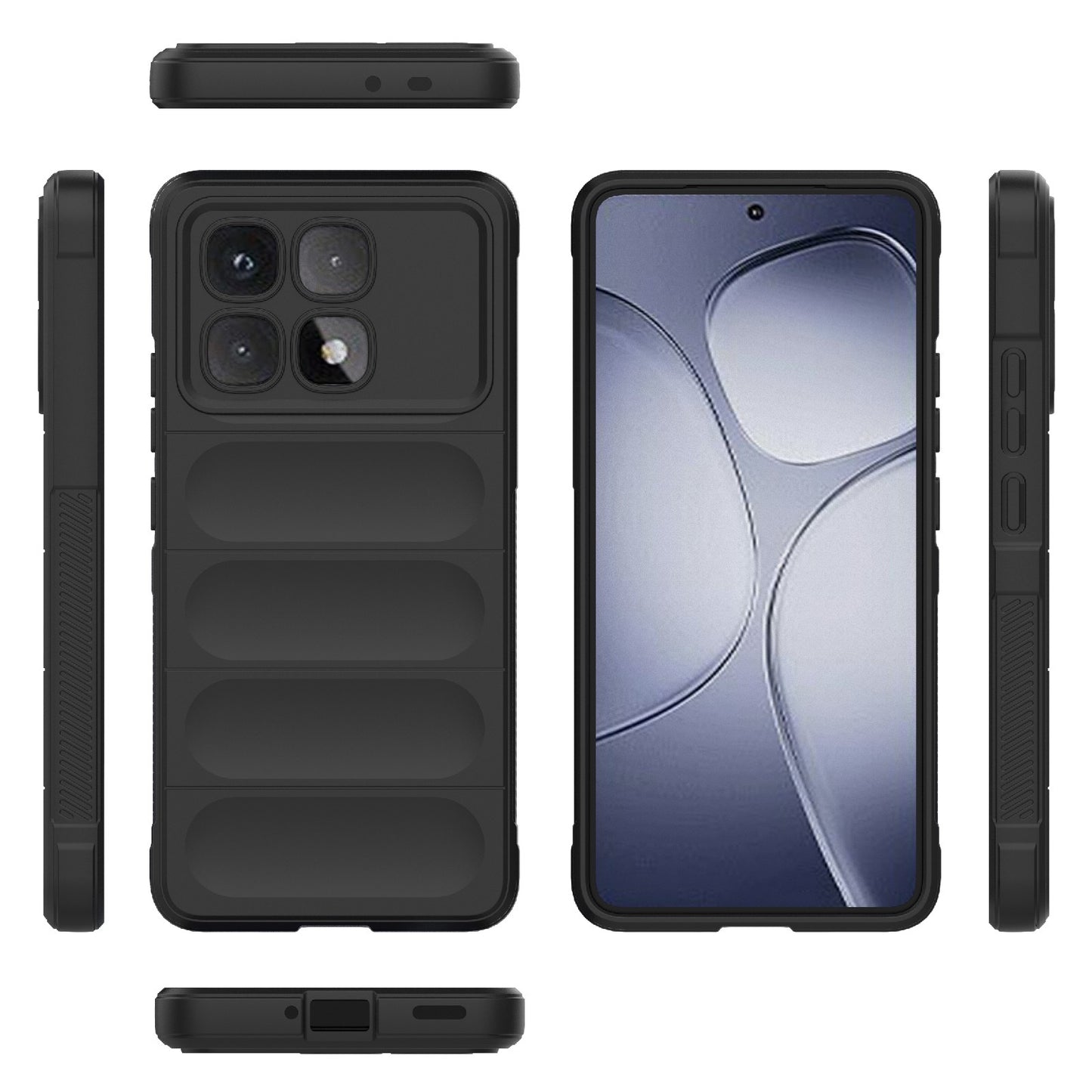 Redmi K70 Ultra Global Shock Absorbent Magic Shield TPU + Flannel Phone Case, Featuring Ridged Drop Protection, Bright Colours & Easy Access