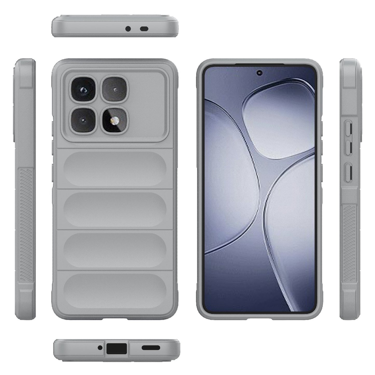 Redmi K70 Ultra Global Shock Absorbent Magic Shield TPU + Flannel Phone Case, Featuring Ridged Drop Protection, Bright Colours & Easy Access