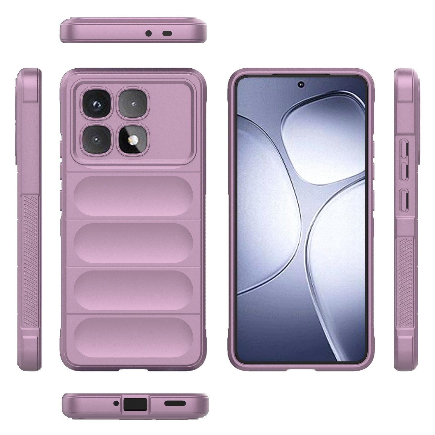 Redmi K70 Ultra Global Shock Absorbent Magic Shield TPU + Flannel Phone Case, Featuring Ridged Drop Protection, Bright Colours & Easy Access