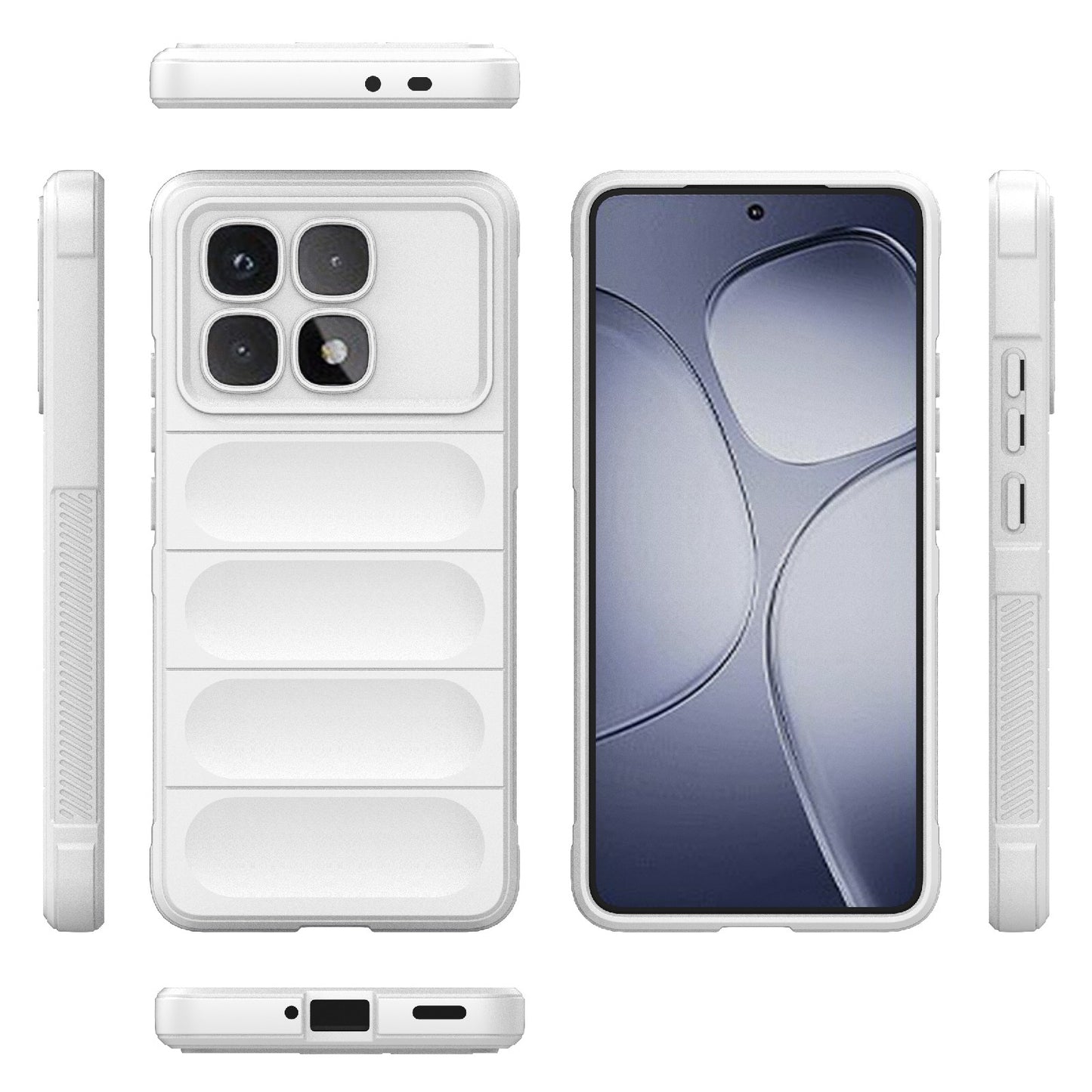 Redmi K70 Ultra Global Shock Absorbent Magic Shield TPU + Flannel Phone Case, Featuring Ridged Drop Protection, Bright Colours & Easy Access