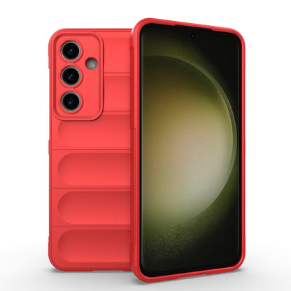 Samsung Galaxy S24 FE 5G Magic Shield TPU + Flannel Protective Phone Case Cover, Shockproof Scratch Resistant