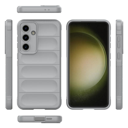 Samsung Galaxy S24 FE 5G Magic Shield TPU + Flannel Protective Phone Case Cover, Shockproof Scratch Resistant