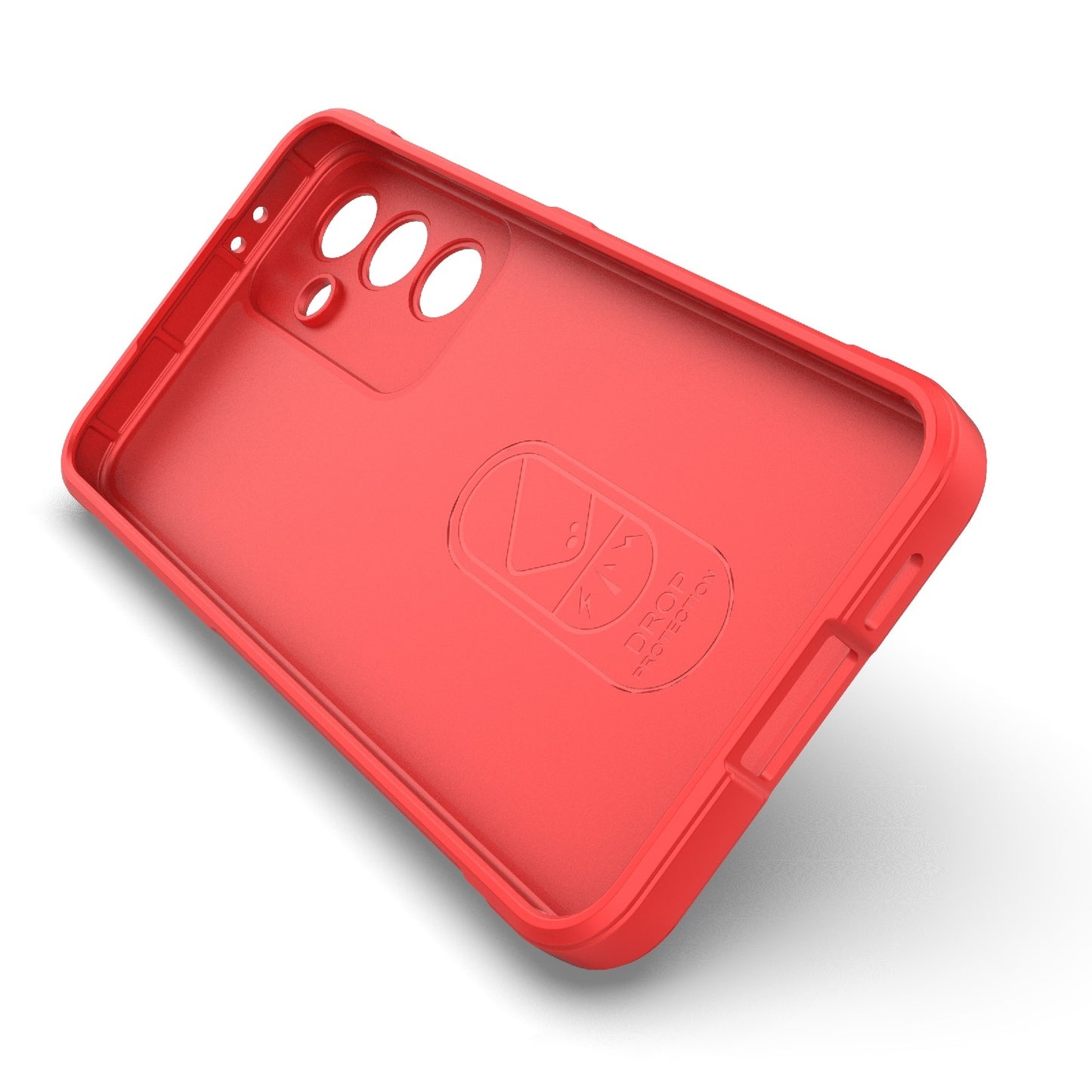 Samsung Galaxy S24 FE 5G Magic Shield TPU + Flannel Protective Phone Case Cover, Shockproof Scratch Resistant