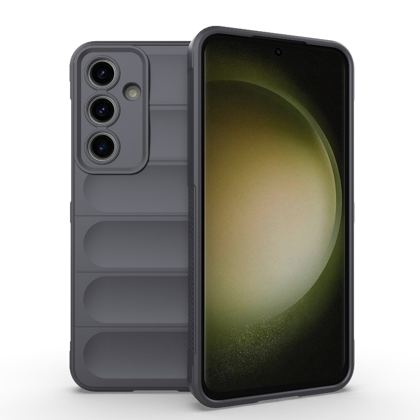 Samsung Galaxy S24 FE 5G Magic Shield TPU + Flannel Protective Phone Case Cover, Shockproof Scratch Resistant