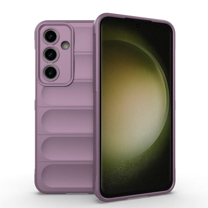 Samsung Galaxy S24 FE 5G Magic Shield TPU + Flannel Protective Phone Case Cover, Shockproof Scratch Resistant