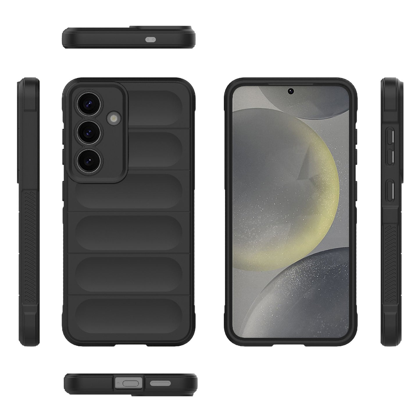Samsung Galaxy S25 5G Magic Shield TPU + Flannel Protective Phone Case Cover, Shockproof Scratch Resistant