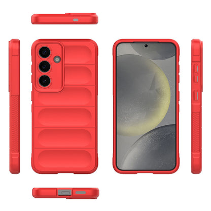 Samsung Galaxy S25 5G Magic Shield TPU + Flannel Protective Phone Case Cover, Shockproof Scratch Resistant