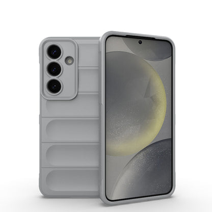 Samsung Galaxy S25 5G Magic Shield TPU + Flannel Protective Phone Case Cover, Shockproof Scratch Resistant