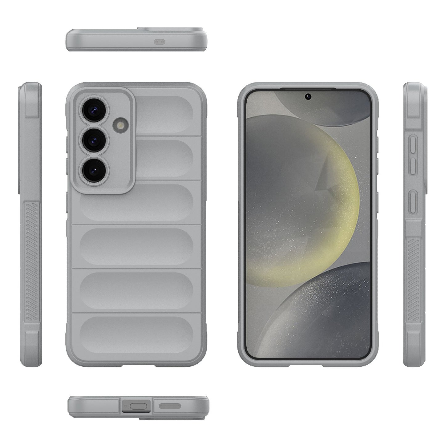 Samsung Galaxy S25 5G Magic Shield TPU + Flannel Protective Phone Case Cover, Shockproof Scratch Resistant