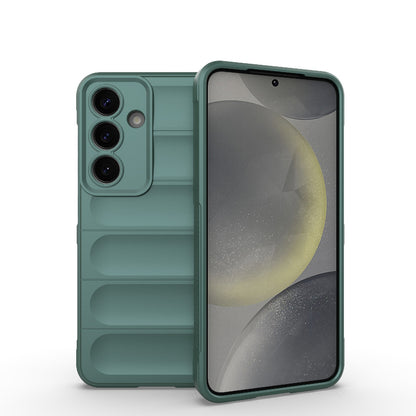 Samsung Galaxy S25 5G Magic Shield TPU + Flannel Protective Phone Case Cover, Shockproof Scratch Resistant