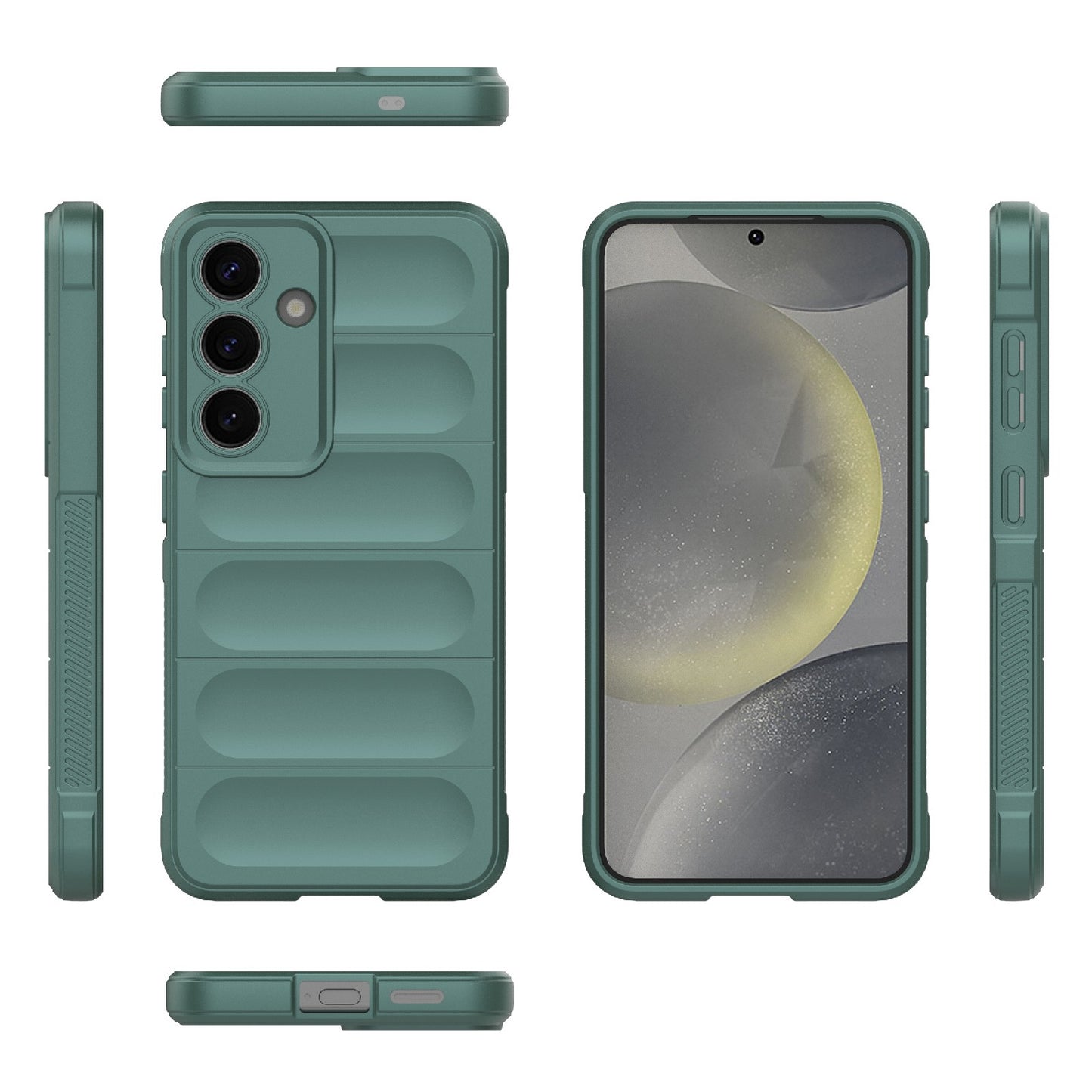Samsung Galaxy S25 5G Magic Shield TPU + Flannel Protective Phone Case Cover, Shockproof Scratch Resistant