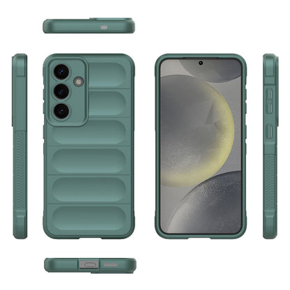 Samsung Galaxy S25 5G Magic Shield TPU + Flannel Protective Phone Case Cover, Shockproof Scratch Resistant