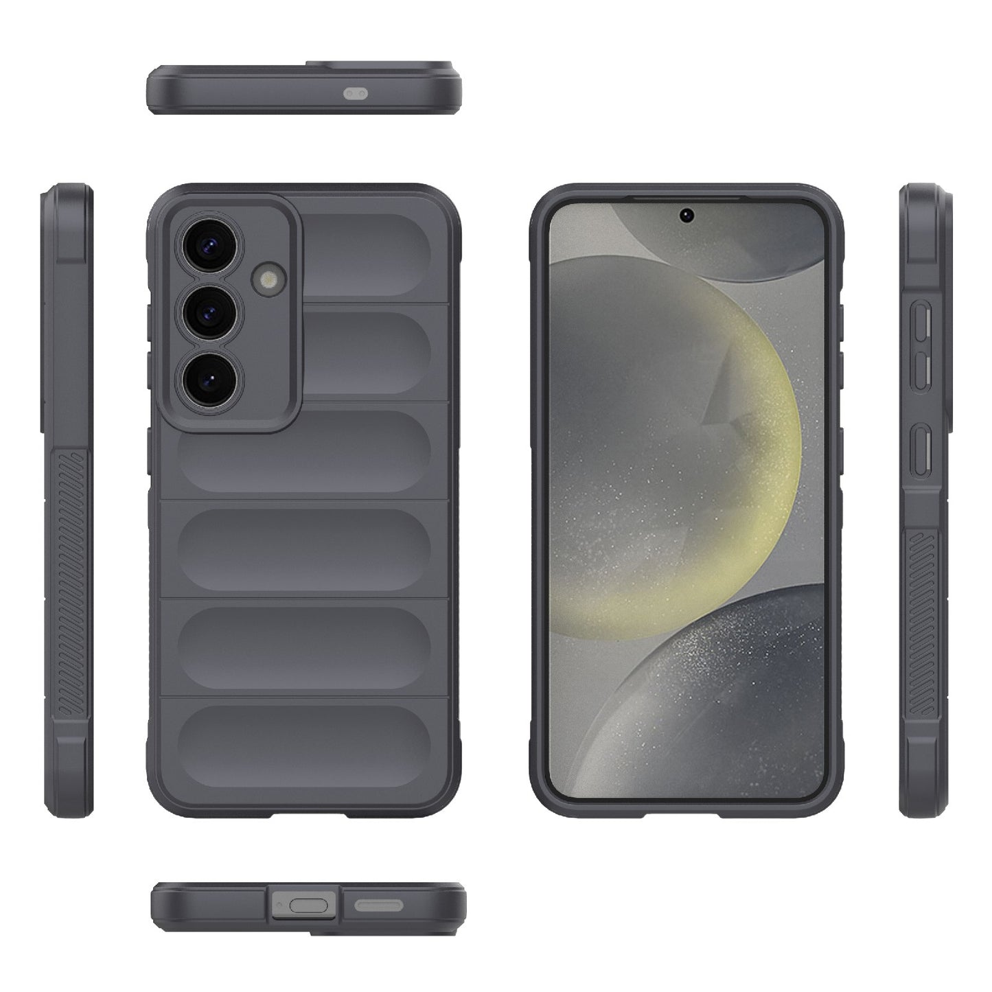 Samsung Galaxy S25 5G Magic Shield TPU + Flannel Protective Phone Case Cover, Shockproof Scratch Resistant
