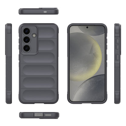 Samsung Galaxy S25 5G Magic Shield TPU + Flannel Protective Phone Case Cover, Shockproof Scratch Resistant