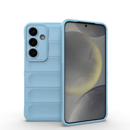 Samsung Galaxy S25 5G Magic Shield TPU + Flannel Protective Phone Case Cover, Shockproof Scratch Resistant