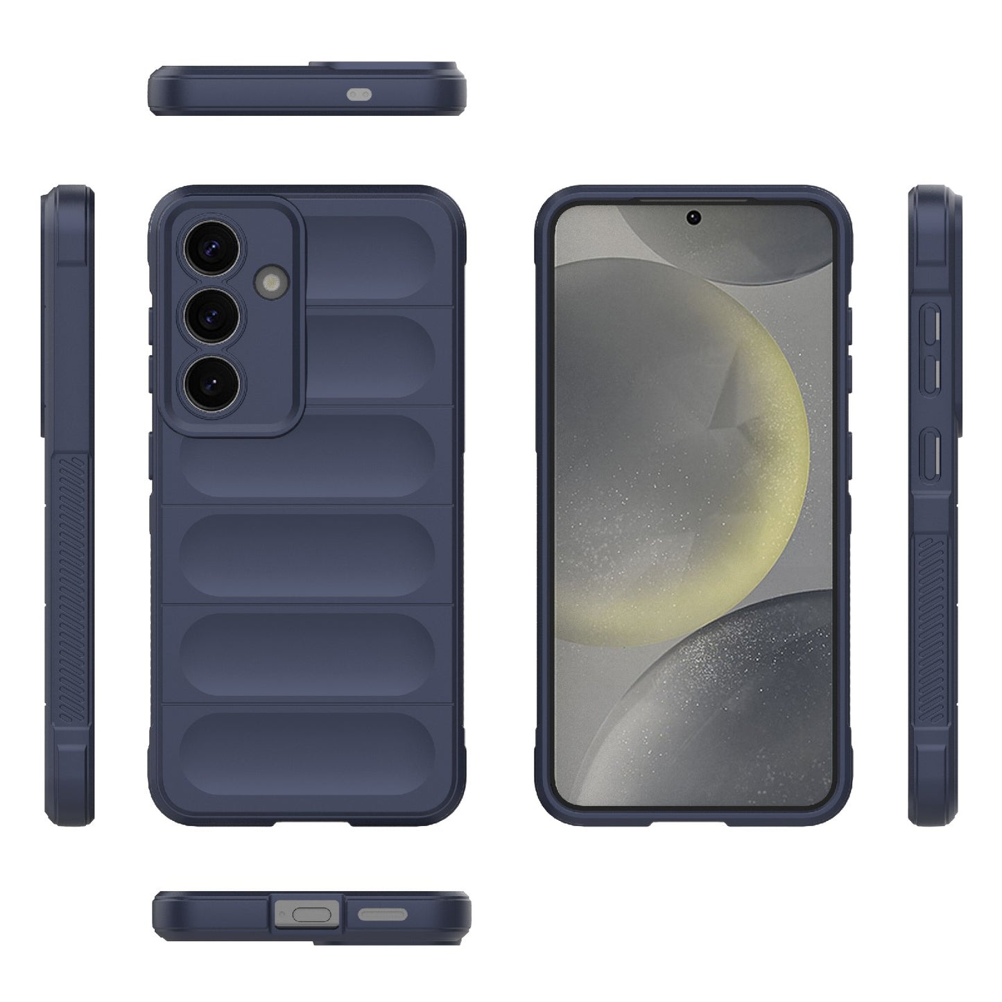 Samsung Galaxy S25 5G Magic Shield TPU + Flannel Protective Phone Case Cover, Shockproof Scratch Resistant