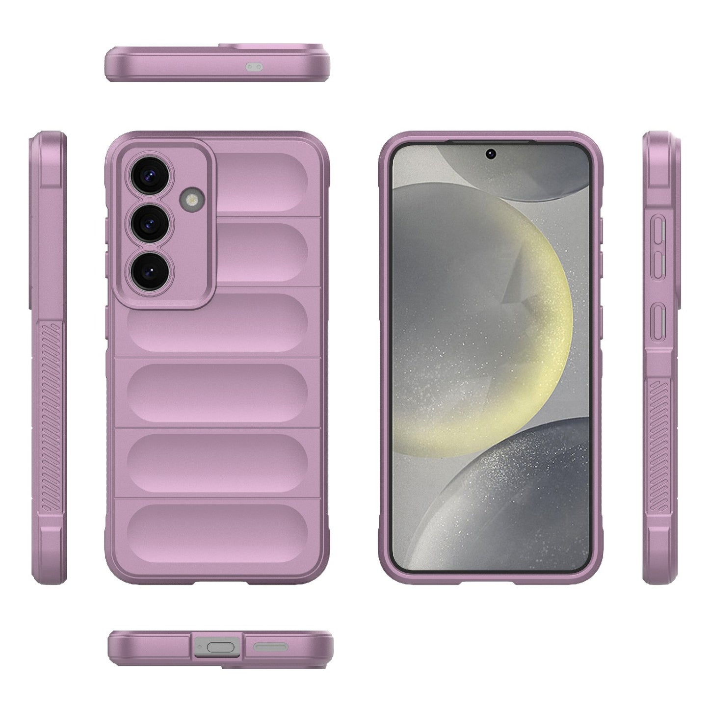 Samsung Galaxy S25 5G Magic Shield TPU + Flannel Protective Phone Case Cover, Shockproof Scratch Resistant