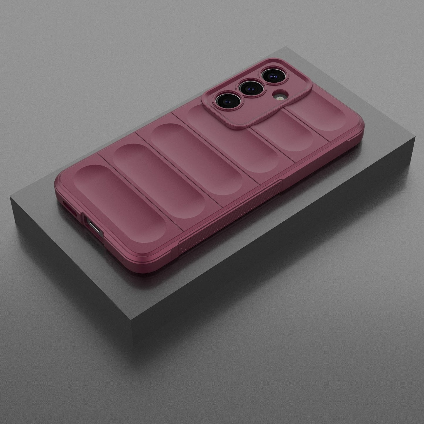 Samsung Galaxy S25 5G Magic Shield TPU + Flannel Protective Phone Case Cover, Shockproof Scratch Resistant