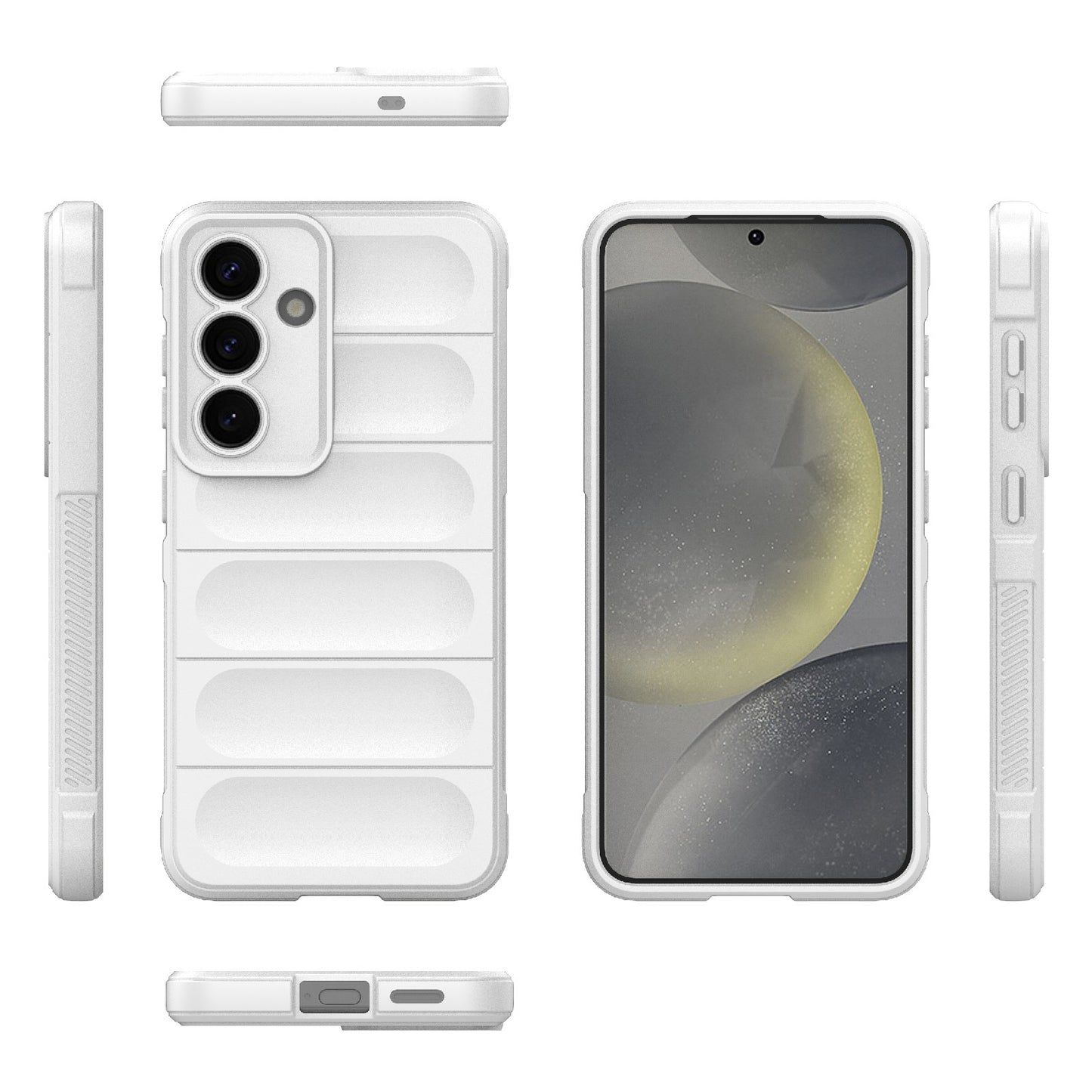 Samsung Galaxy S25 5G Magic Shield TPU + Flannel Protective Phone Case Cover, Shockproof Scratch Resistant