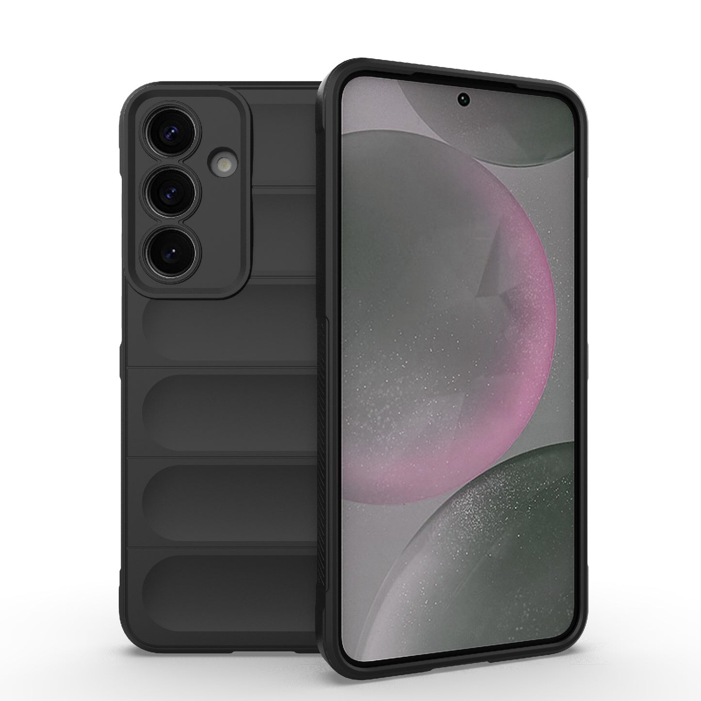 Samsung Galaxy S25+ 5G Magic Shield TPU + Flannel Protective Phone Case Cover, Shockproof Scratch Resistant