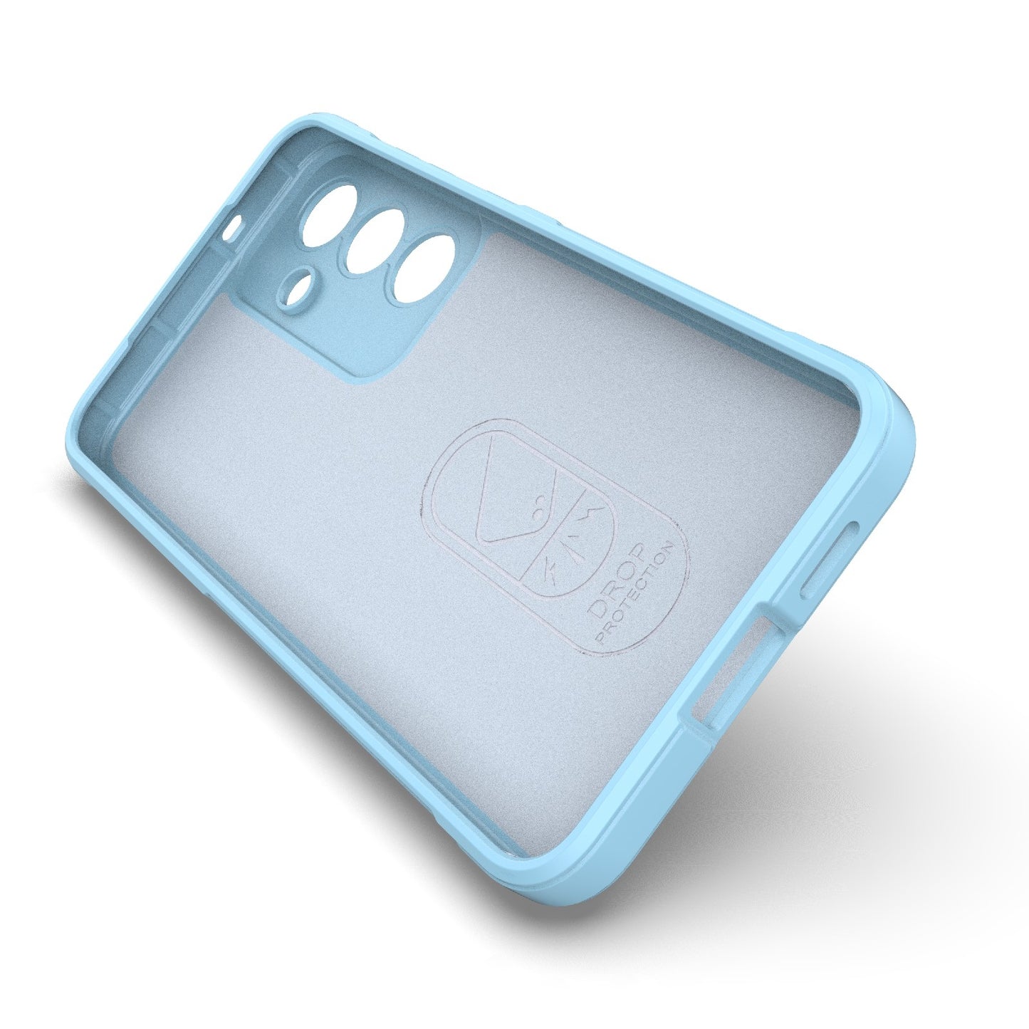 Samsung Galaxy S25+ 5G Magic Shield TPU + Flannel Protective Phone Case Cover, Shockproof Scratch Resistant