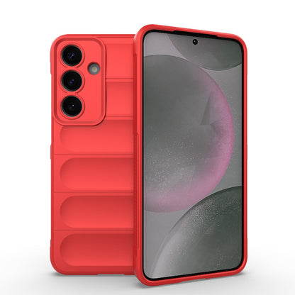 Samsung Galaxy S25+ 5G Magic Shield TPU + Flannel Protective Phone Case Cover, Shockproof Scratch Resistant
