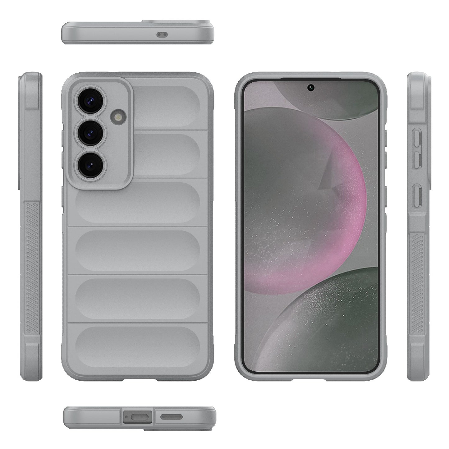 Samsung Galaxy S25+ 5G Magic Shield TPU + Flannel Protective Phone Case Cover, Shockproof Scratch Resistant