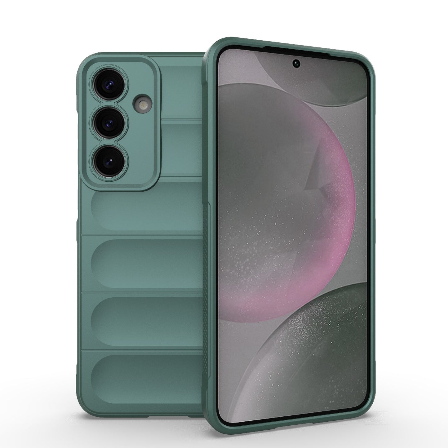 Samsung Galaxy S25+ 5G Magic Shield TPU + Flannel Protective Phone Case Cover, Shockproof Scratch Resistant