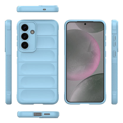 Samsung Galaxy S25+ 5G Magic Shield TPU + Flannel Protective Phone Case Cover, Shockproof Scratch Resistant