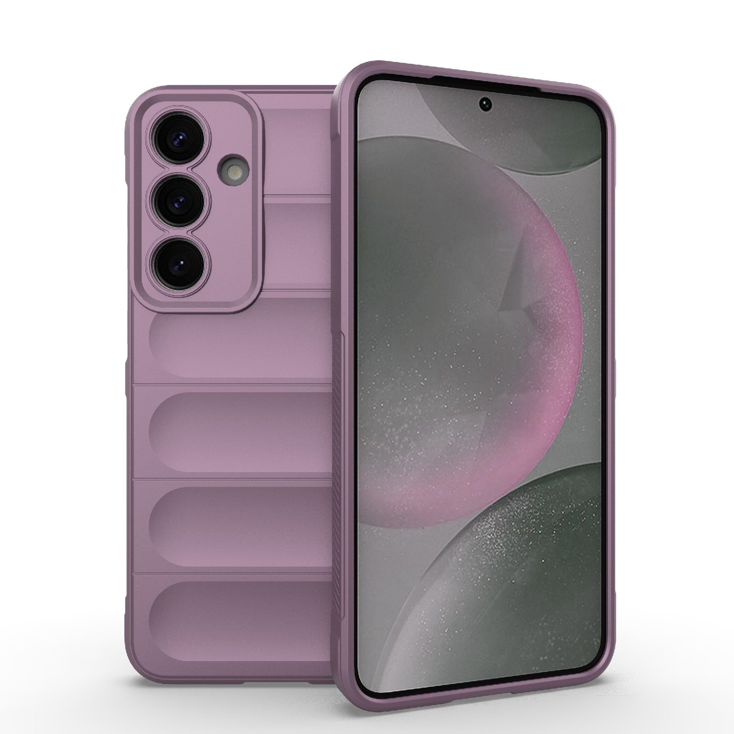Samsung Galaxy S25+ 5G Magic Shield TPU + Flannel Protective Phone Case Cover, Shockproof Scratch Resistant