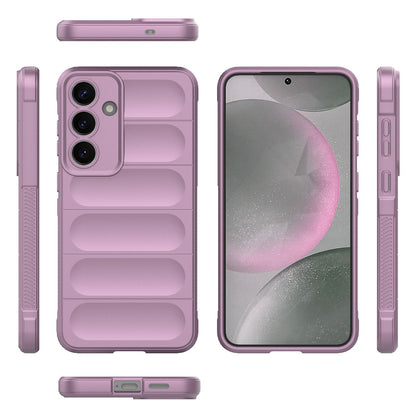 Samsung Galaxy S25+ 5G Magic Shield TPU + Flannel Protective Phone Case Cover, Shockproof Scratch Resistant