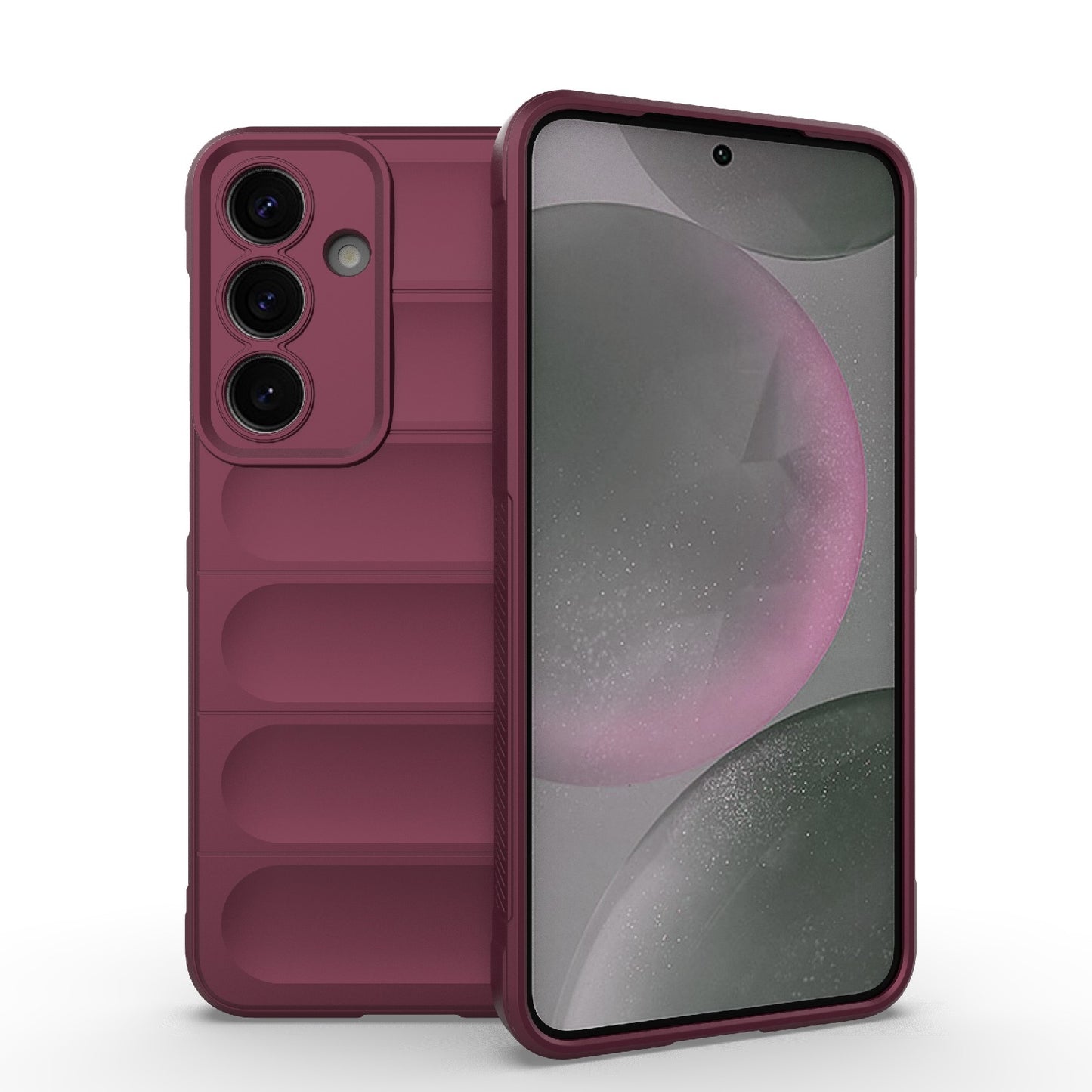 Samsung Galaxy S25+ 5G Magic Shield TPU + Flannel Protective Phone Case Cover, Shockproof Scratch Resistant