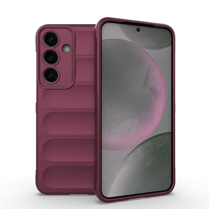 Samsung Galaxy S25+ 5G Magic Shield TPU + Flannel Protective Phone Case Cover, Shockproof Scratch Resistant