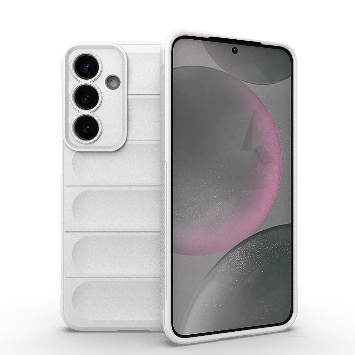 Samsung Galaxy S25+ 5G Magic Shield TPU + Flannel Protective Phone Case Cover, Shockproof Scratch Resistant