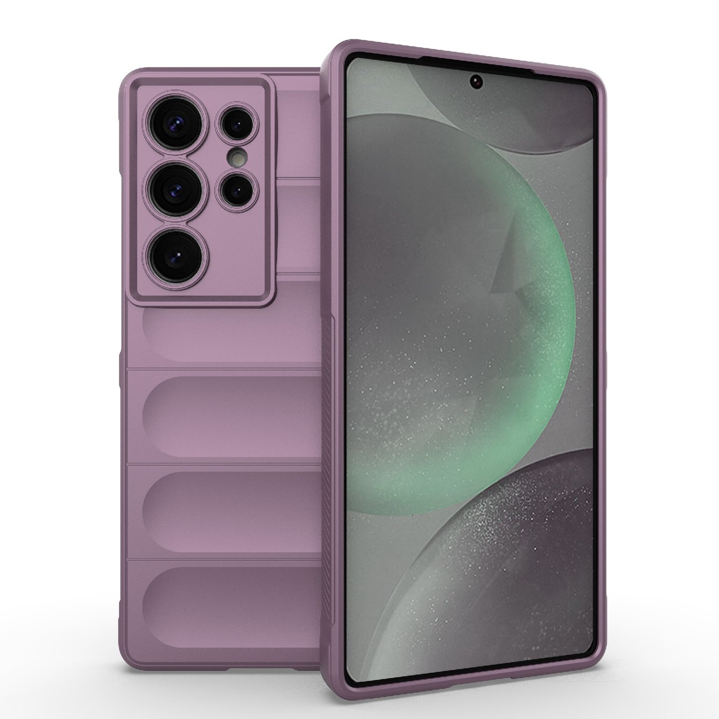 Samsung Galaxy S25 Ultra 5G Magic Shield TPU + Flannel Protective Phone Case Cover, Shockproof Scratch Resistant