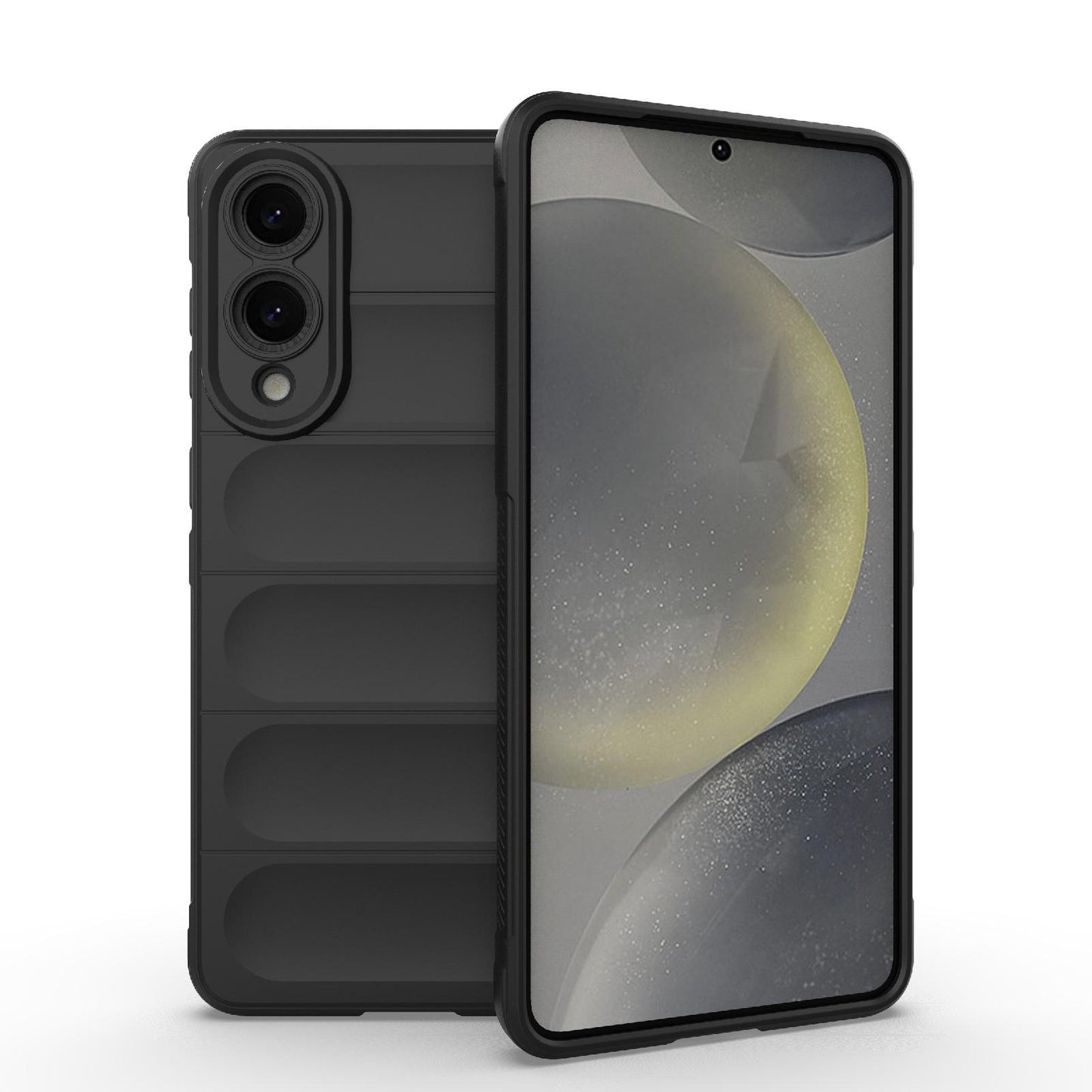Samsung Galaxy S25 Edge 5G Magic Shield TPU + Flannel Protective Phone Case Cover, Shockproof Scratch Resistant