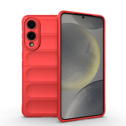 Samsung Galaxy S25 Edge 5G Magic Shield TPU + Flannel Protective Phone Case Cover, Shockproof Scratch Resistant