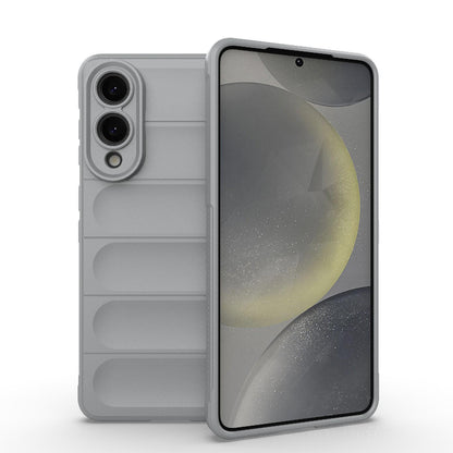 Samsung Galaxy S25 Edge 5G Magic Shield TPU + Flannel Protective Phone Case Cover, Shockproof Scratch Resistant