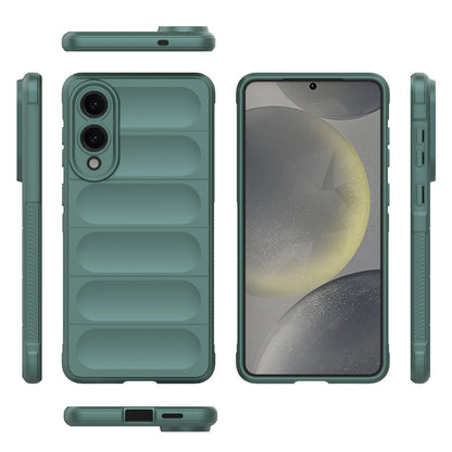 Samsung Galaxy S25 Edge 5G Magic Shield TPU + Flannel Protective Phone Case Cover, Shockproof Scratch Resistant