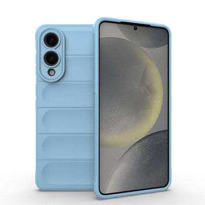 Samsung Galaxy S25 Edge 5G Magic Shield TPU + Flannel Protective Phone Case Cover, Shockproof Scratch Resistant