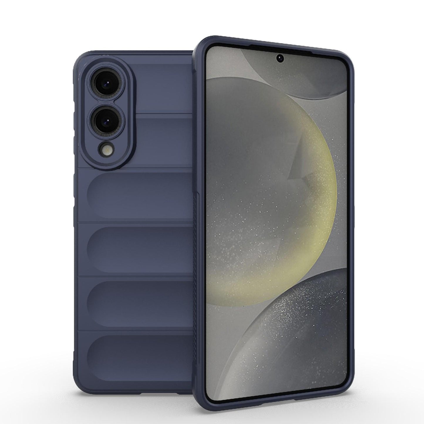 Samsung Galaxy S25 Edge 5G Magic Shield TPU + Flannel Protective Phone Case Cover, Shockproof Scratch Resistant