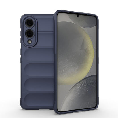 Samsung Galaxy S25 Edge 5G Magic Shield TPU + Flannel Protective Phone Case Cover, Shockproof Scratch Resistant