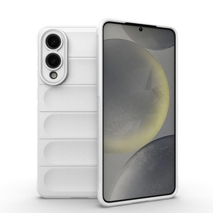 Samsung Galaxy S25 Edge 5G Magic Shield TPU + Flannel Protective Phone Case Cover, Shockproof Scratch Resistant